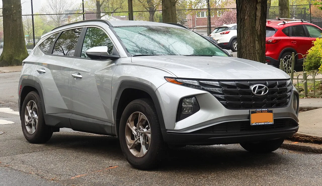 Hyundai Tucson model reference photo for car rental in Baku