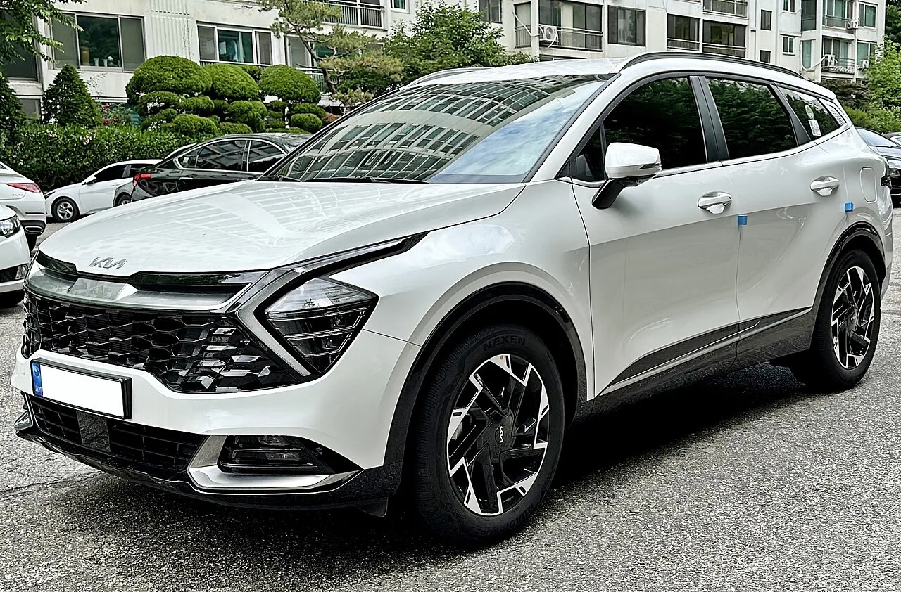 Kia Sportage model reference photo for car rental in Baku